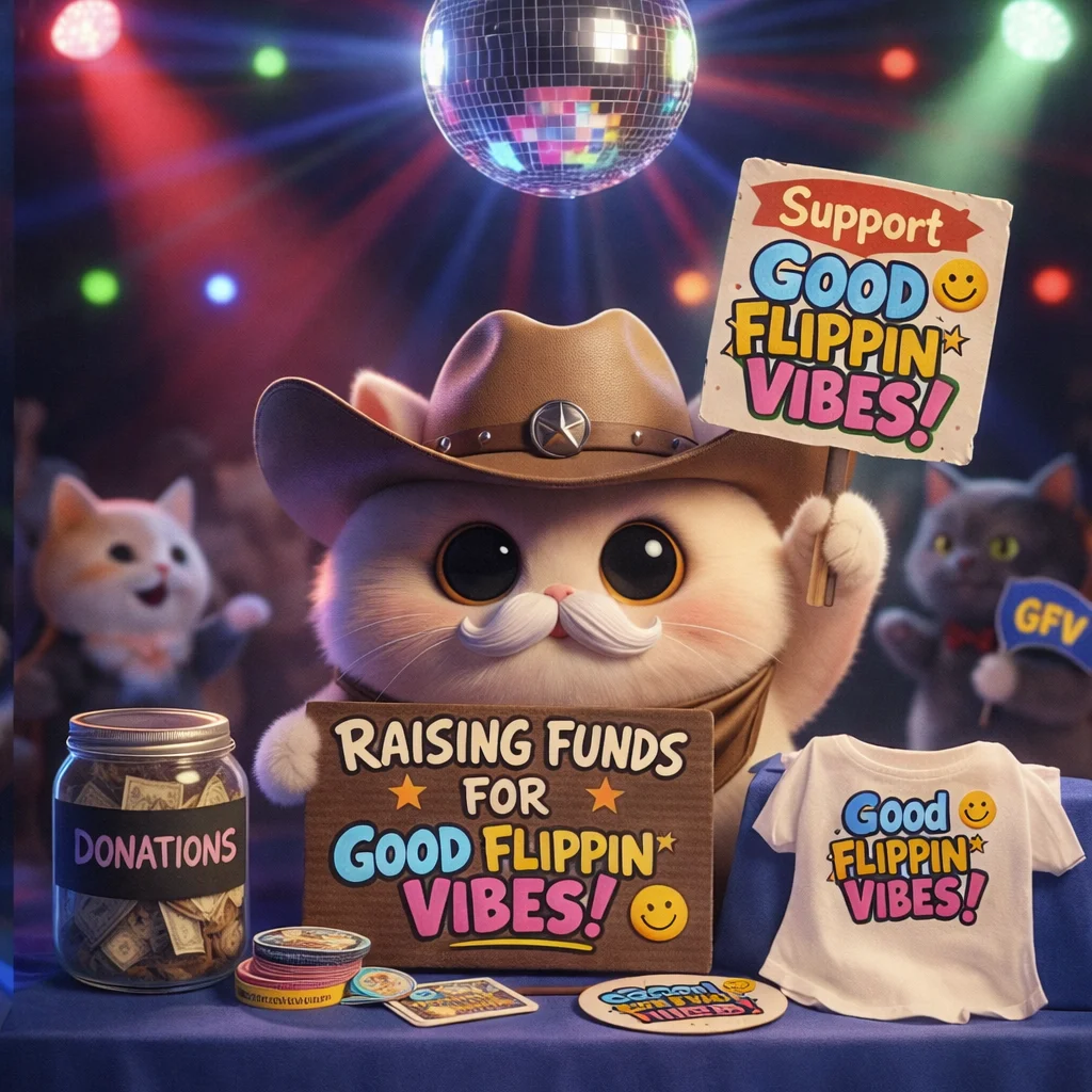 Sheriff holding a fundraiser sign